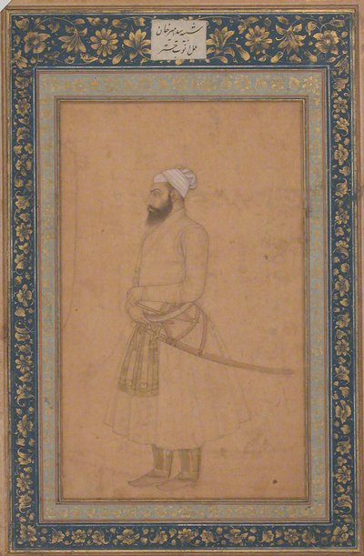 Retrato de Sayyid Amir Khan, segunda metade do século XVII. de Unbekannt