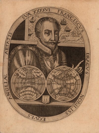 Retrato de Sir Francis Drake, 1596. de Unbekannt