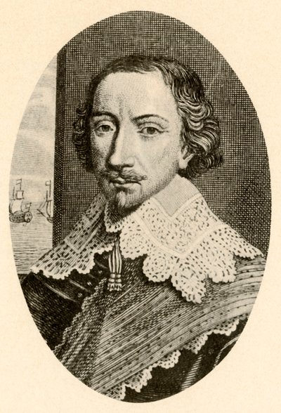 Retrato de Sir John Pennington, em armadura inglesa com colar Vandyke, c1610-1630, 1937. de Unbekannt