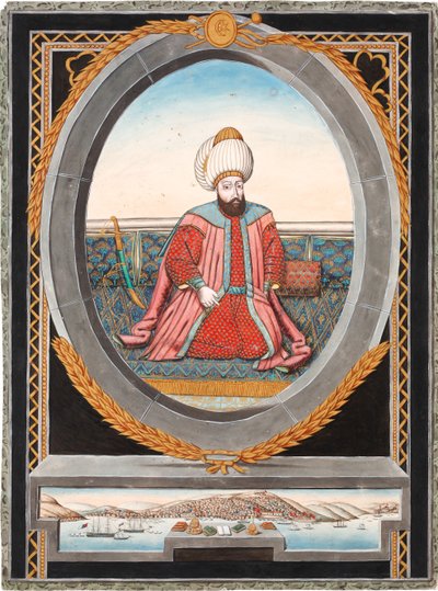 Retrato do sultão Murad II 1404-1451 de Unbekannt