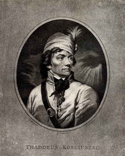 Retrato de Tadeusz Kosciuszko 1746-1817, início do século XIX. de Unbekannt