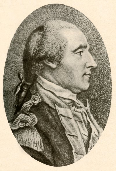 Retrato de Washington, tirado da vida, mostrando cabelos na fila da cauda do porco, c1770, 1937. de Unbekannt