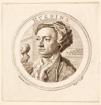 Retrato de William Huggins, pub. 1760. de Unbekannt