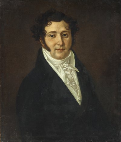 Retrato de Yuri Petrovich Lermontov 1787-1831, primeiro quarto do século XIX de Unbekannt