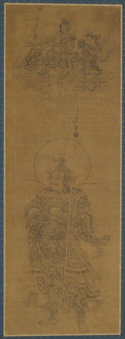 Retrato de um Rei Deva, século XIV. de Unbekannt