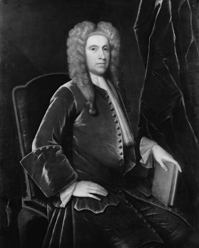 Retrato de um homem, ca. 1720-1730. de Unbekannt