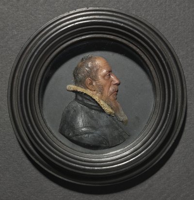 Retrato de um homem de preto, meados dos anos 1600. de Unbekannt