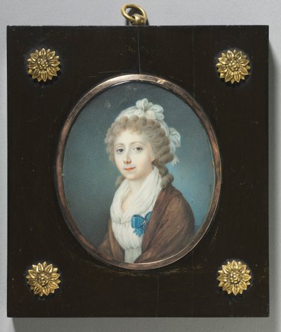 Retrato de uma nobre, c. 1795 de Unbekannt