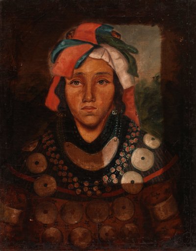 Retrato de um jovem índio Seminole, ca. 1841-1845. de Unbekannt