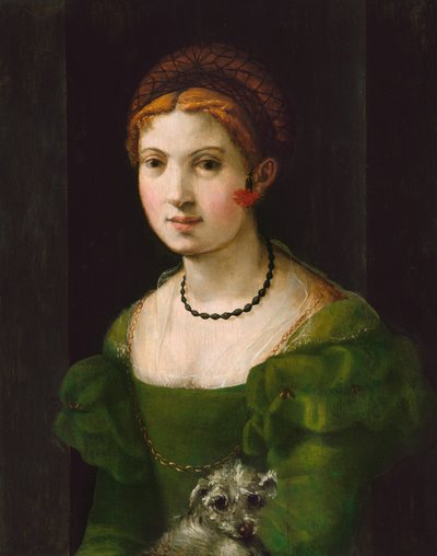 Retrato de uma jovem, 15301540. de Unbekannt