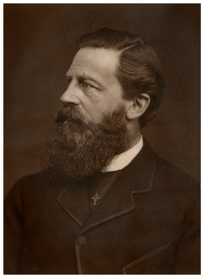 Retrato de um homem barbudo, início do século XX de Unbekannt