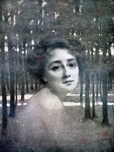 Retrato de uma mulher, 1898 de Unbekannt