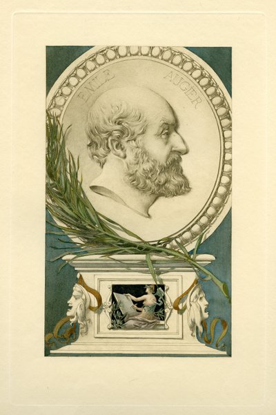 Retrato de Émile Augier 1820-1889. de Unbekannt