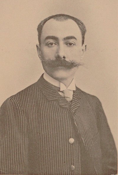Retrato do pianista e compositor André Messager 1853-1929. de Unbekannt