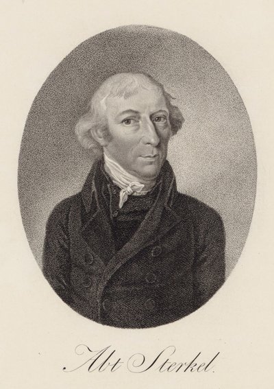 Retrato do pianista e compositor Franz Xaver Sterkel 1750-1817, 1816. de Unbekannt