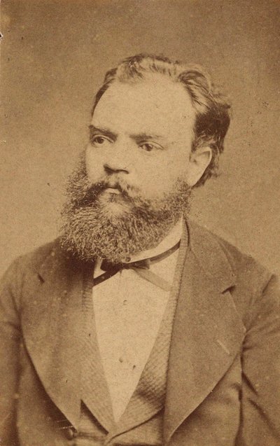 Retrato do compositor Antonin Dvorak 1841-1904 , c. 1880. de Unbekannt