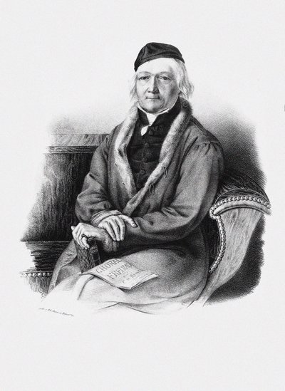 Retrato do Compositor Johann Christian Heinrich Rinck 1770-1846. de Unbekannt