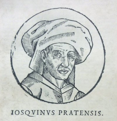 Retrato do compositor Josquin des Prez, c. 1610 de Unbekannt