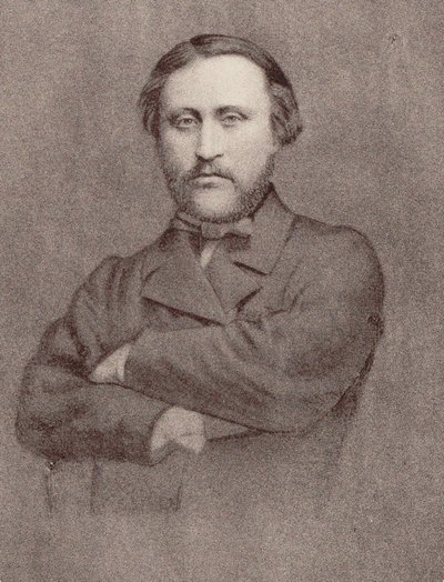 Retrato do compositor Léon Kreutzer 1817-1868. de Unbekannt