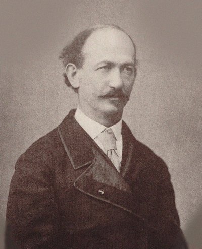 Retrato do compositor Maurice Strakosch 1825-1887 , c. 1870. de Unbekannt