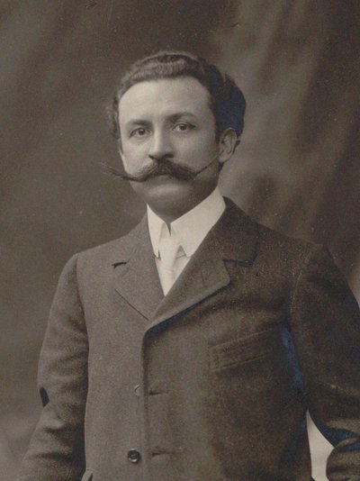 Retrato do Compositor Xavier Leroux 1863-1919, c. 1910. de Unbekannt