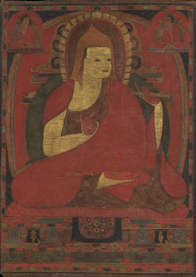 Retrato do monge indiano Atisha, início do século XII. de Unbekannt