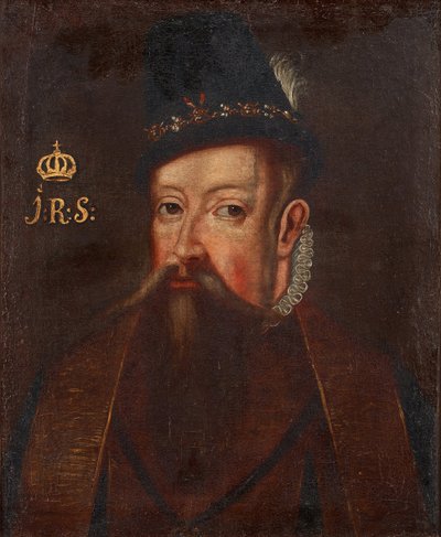 Retrato do rei João III da Suécia 1537-1592, um 1700 de Unbekannt