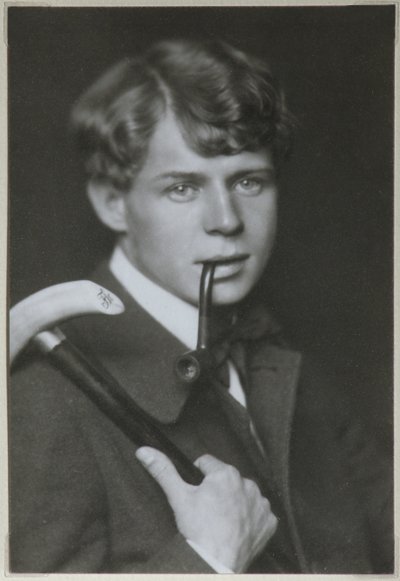 Retrato do poeta Sergei Yesenin 1895-1925, 1919 de Unbekannt