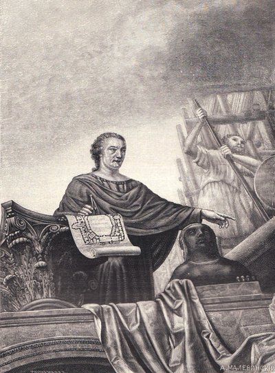Retrato do arquiteto Vincenzo Brenna 1747-1820, 1897 de Unbekannt