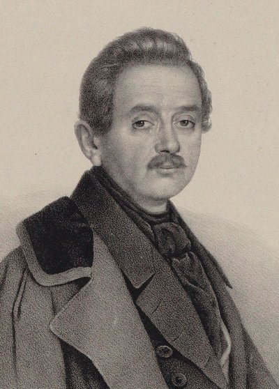 Retrato do compositor Alexei Fyodorovich Lvov 1798-1870. de Unbekannt