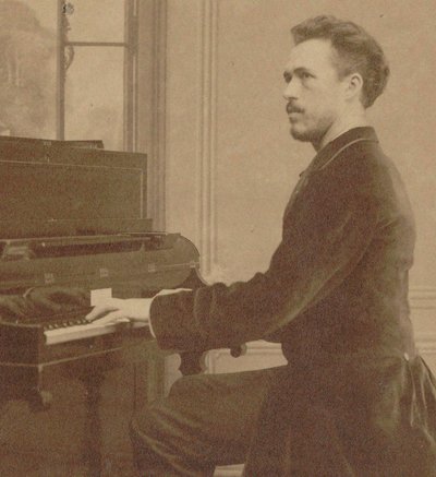 Retrato do compositor Benjamin Godard 1849-1895, 1882. de Unbekannt