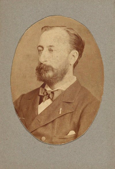 Retrato do compositor Camille Saint-Saëns 1835-1921, c. 1880. de Unbekannt