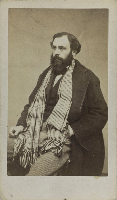 Retrato do compositor Ferdinand Poise 1828-1892, c. 1875. de Unbekannt