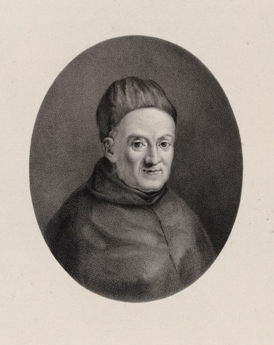 Retrato do compositor Giovanni Battista Martini 1706-1784. de Unbekannt