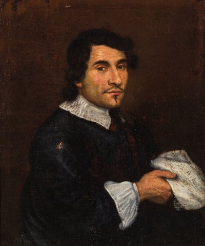 Retrato do compositor Girolamo Frescobaldi 1583-1643, Primeiro terço do séc. de Unbekannt