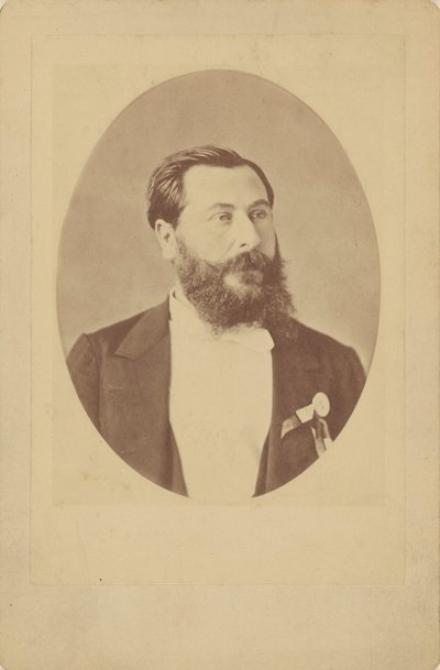 Retrato do compositor Léo Delibes 1836-1891, ca 1885. de Unbekannt