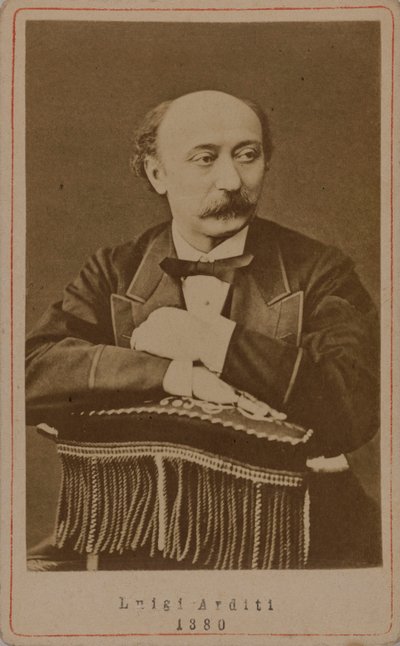 Retrato do compositor Luigi Arditi 1822-1903, 1880. de Unbekannt