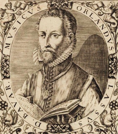 Retrato do compositor Roland de Lassus 1532-1594. de Unbekannt