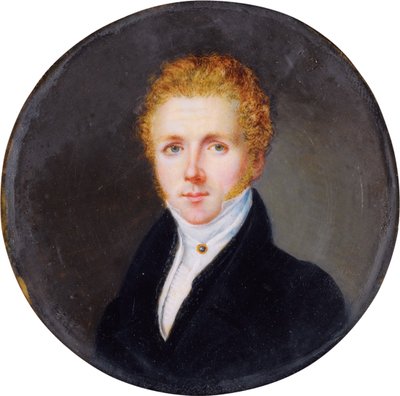 Retrato do compositor Vincenzo Bellini 1801-1835, c. 1830 de Unbekannt