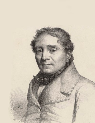 Retrato do cantor de ópera Louis Antoine Eléonore Ponchard 1787-1866, 1845. de Unbekannt