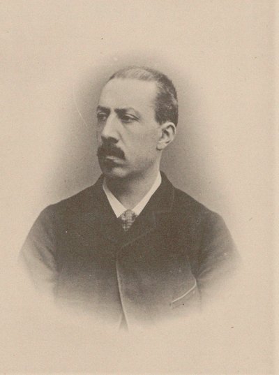 Retrato do organista e compositor Charles-Marie Widor 1844-1937, 1870-1875. de Unbekannt