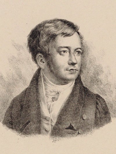 Retrato do organista e compositor Friedrich Schneider 1786-1853. de Unbekannt