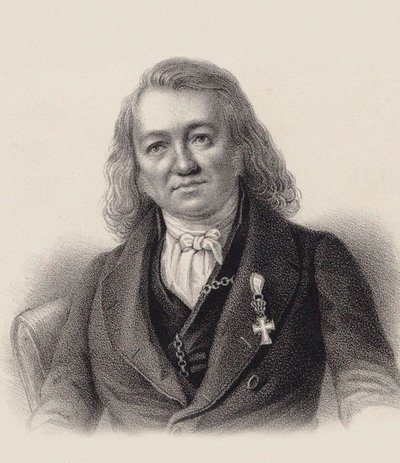 Retrato do organista e compositor Friedrich Schneider 1786-1853, c. 1840. de Unbekannt