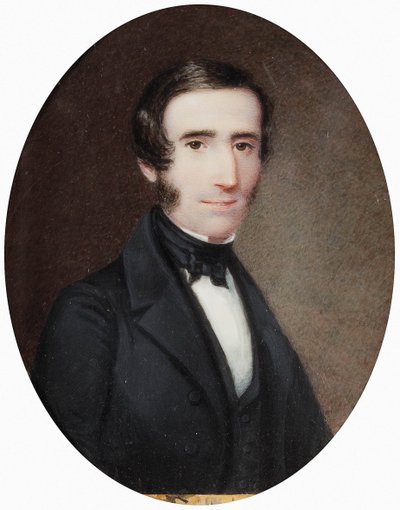 Retrato do poeta Alessandro Manzoni 1785-1873, primeira metade do séc. de Unbekannt