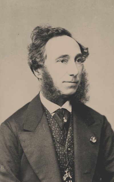 Retrato do violinista e compositor Camillo Sivori 1815-1894, ca 1865. de Unbekannt