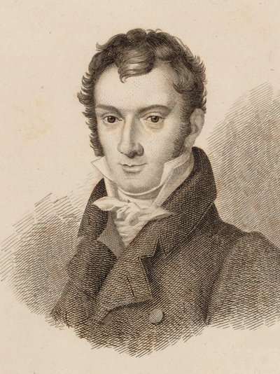 Retrato do violinista e compositor Josef Mayseder 1789-1863, 1824. de Unbekannt