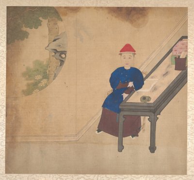 Retratos de membros de uma família Manchu, meados do século XIX. de Unbekannt