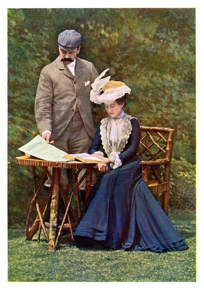 Retrato em três cores, 1901 de Unbekannt