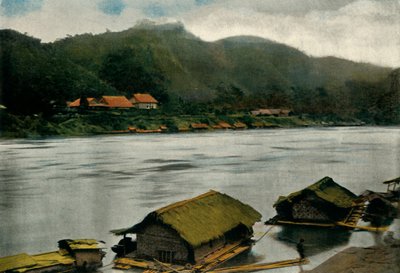 Trai-Hut Post, palafita, 1900. de Unbekannt