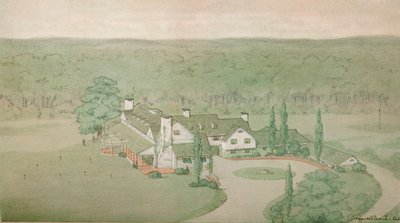 Estudo preliminar para o Oakland Golf Club, Bayside, Nova York, 1925 de Unbekannt